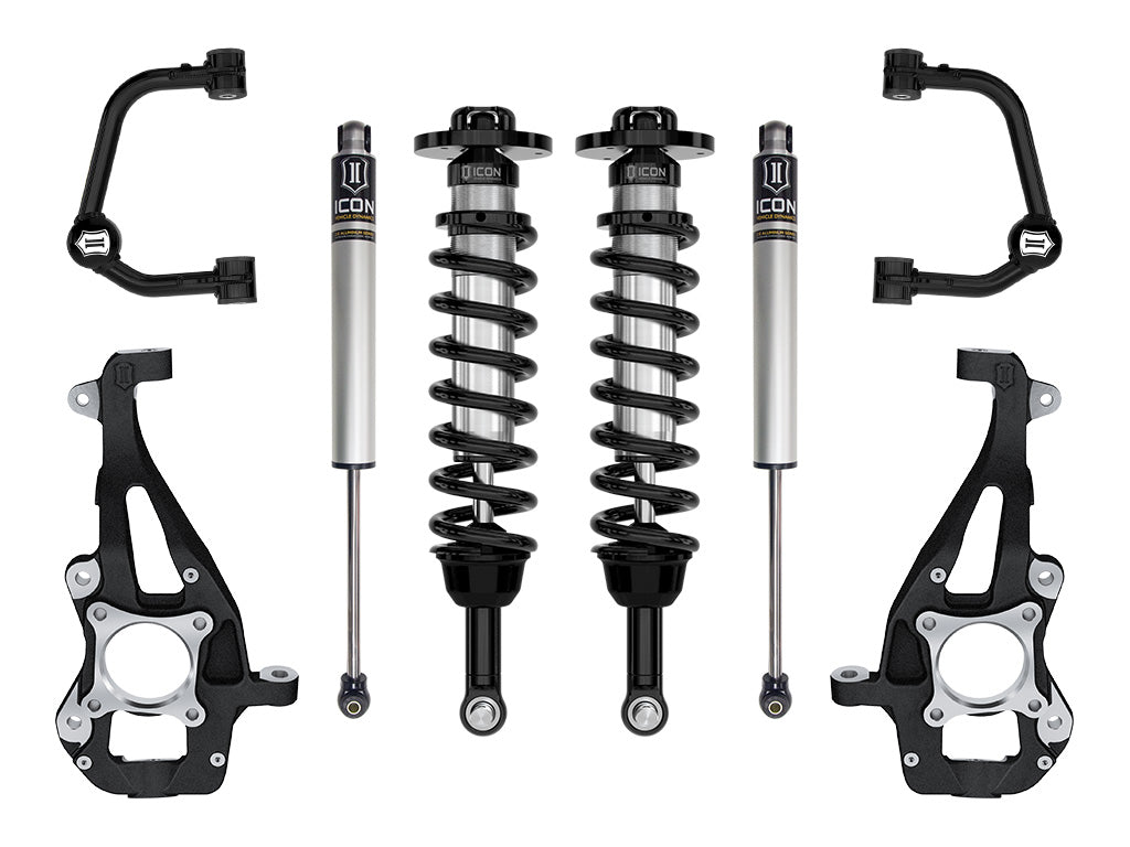 2021-2024 Ford F-150 4WD 3.5-4.5 Inch Lift Suspension System Tubular Icon Vehicle Dynamics Icon Vehicle Dynamics