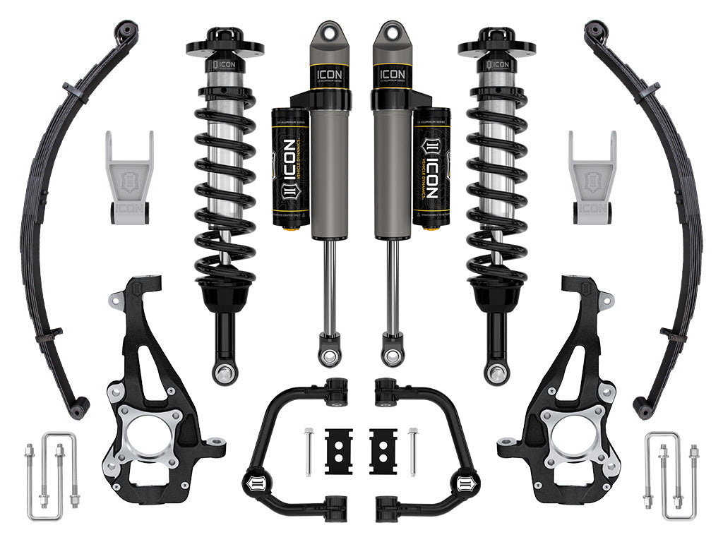 2021-2024 Ford F-150 4WD 3.5-4.5 Inch Lift Suspension System Tubular Icon Vehicle Dynamics Icon Vehicle Dynamics