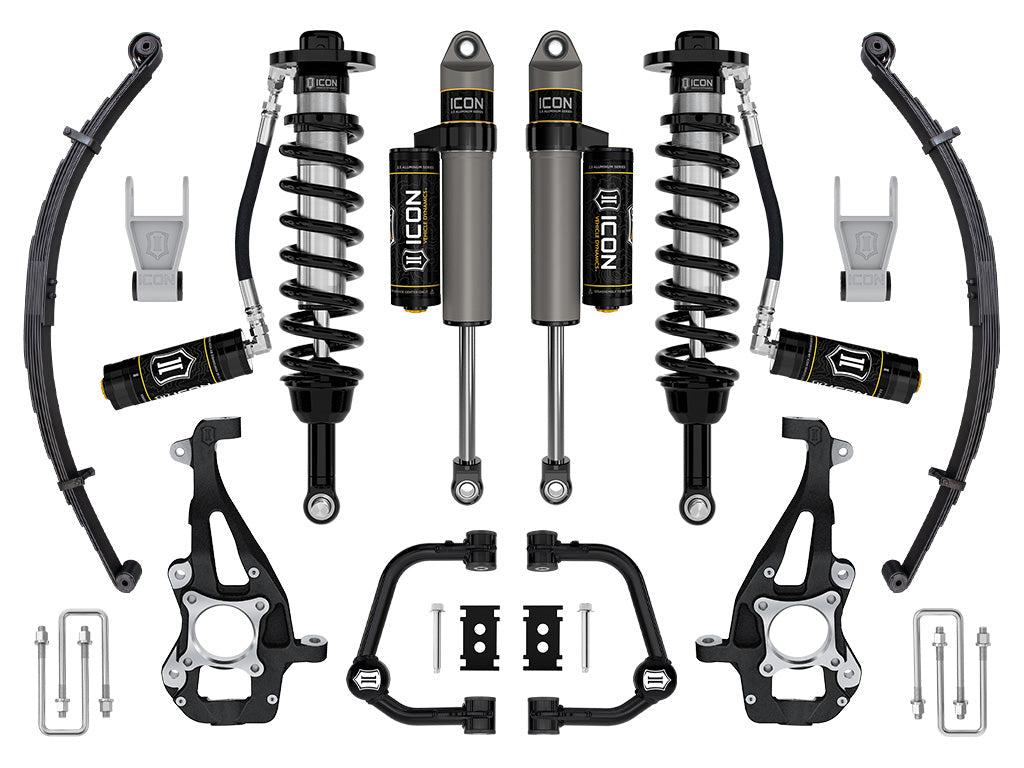2021-2024 Ford F-150 4WD 3.5-4.5 Inch Lift Suspension System Tubular Icon Vehicle Dynamics Icon Vehicle Dynamics