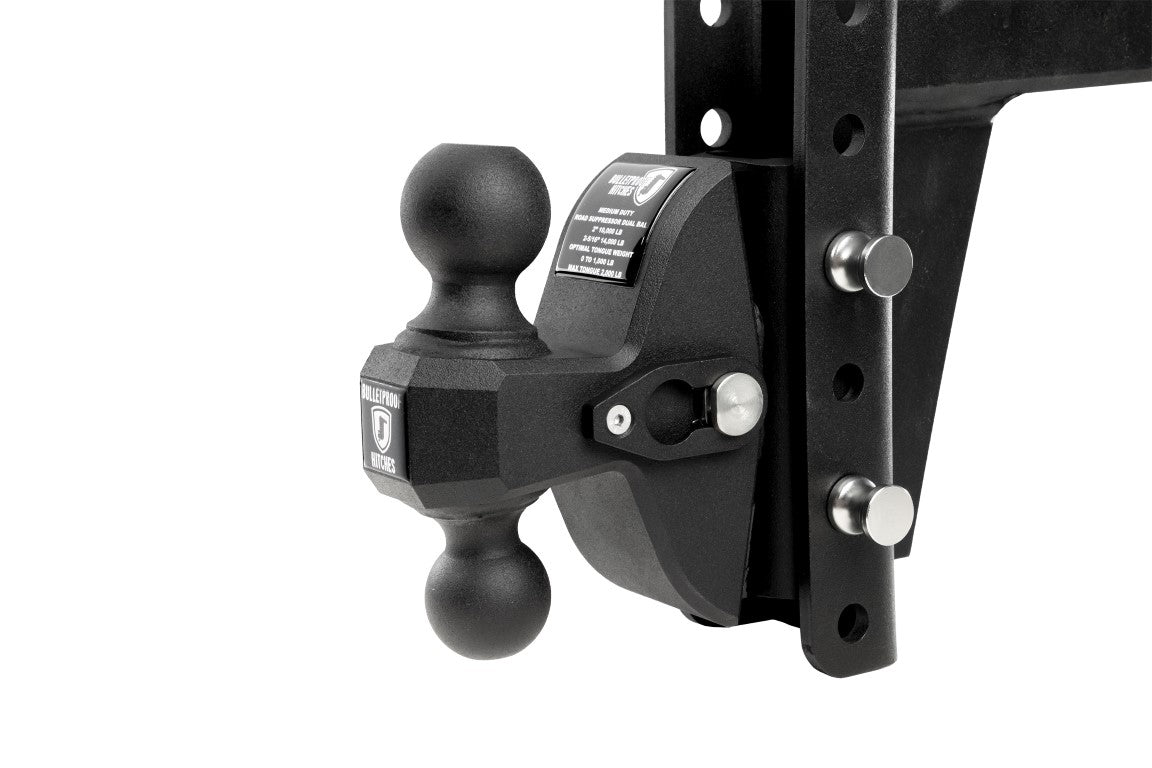 Medium Duty Road Suppressor Dual Ball BulletProof Hitch BulletProof Hitches