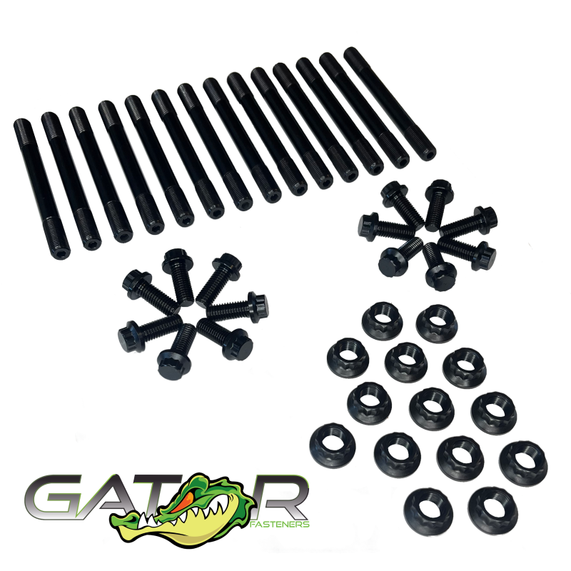 Heavy Duty Main Stud Kit for Dodge (07-25) 6.7L Cummins Diesel w/ Factory Girdle Gator Fasteners Gator Fasteners