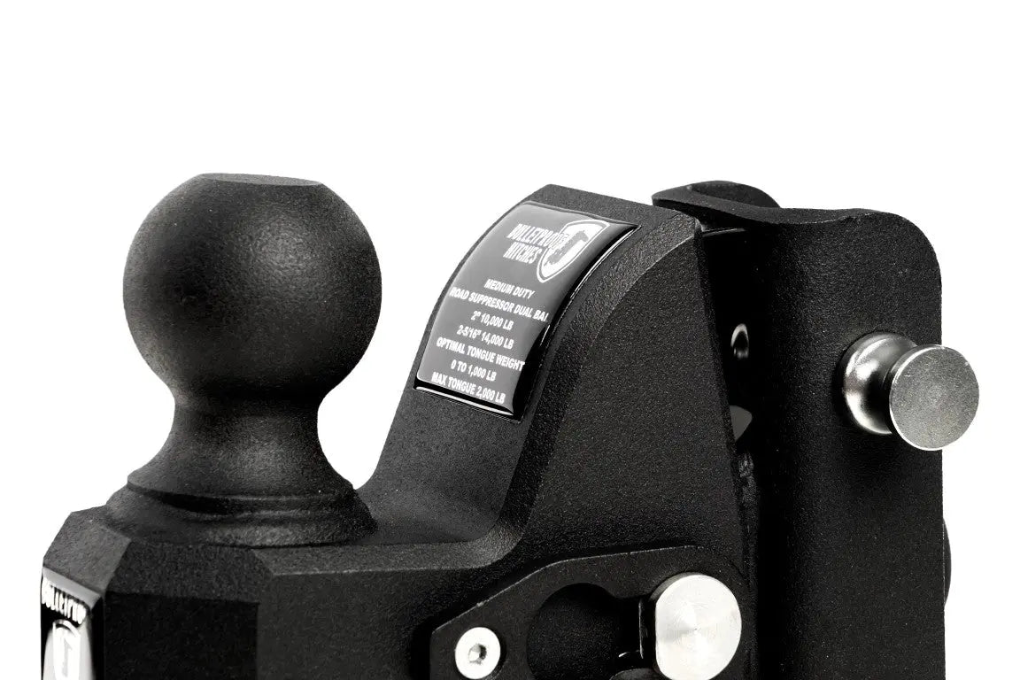 Medium Duty Road Suppressor Dual Ball BulletProof Hitch BulletProof Hitches