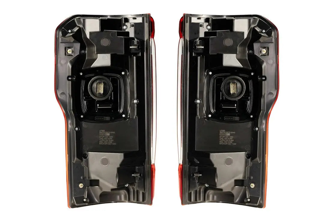 Morimoto XB LED Tail Lights – Red Lens for 2023+ Ford Super Duty Driven Light Group