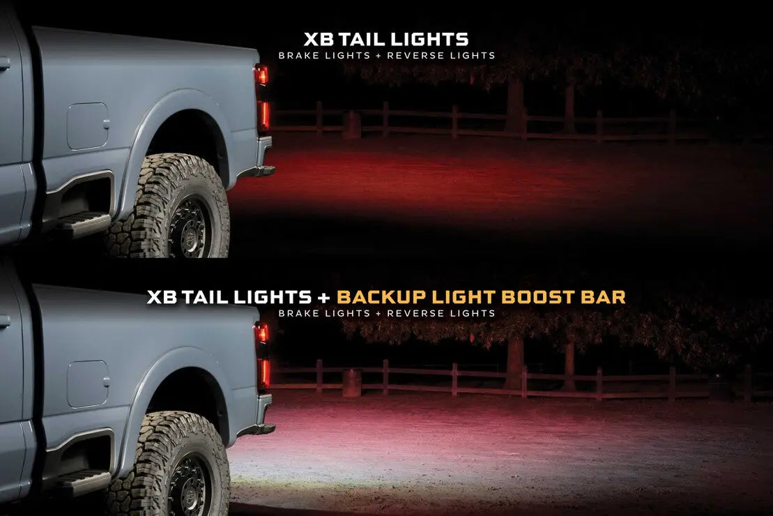Morimoto XB LED Tail Lights – Red Lens for 2023+ Ford Super Duty Driven Light Group