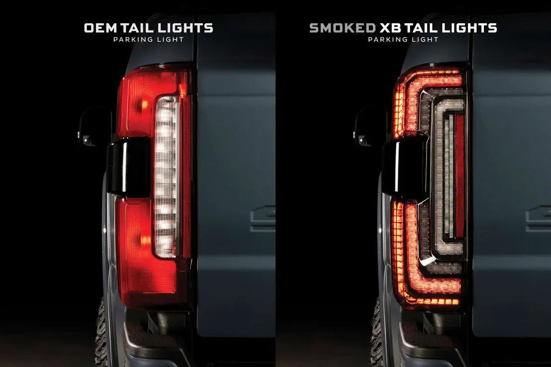 Morimoto XB LED Tail Lights – Smoked Lens for 2023+ Ford Super Duty Driven Light Group