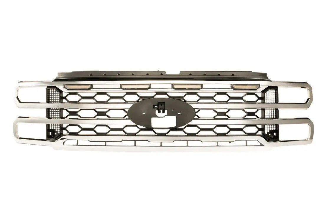 Morimoto XBG LED DRL Grille – Chrome for 2023+ Ford Super Duty Driven Light Group