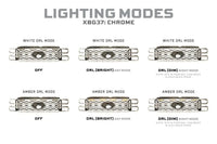 Morimoto XBG LED DRL Grille – Chrome for 2023+ Ford Super Duty Driven Light Group