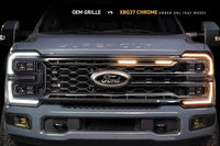 Morimoto XBG LED DRL Grille – Chrome for 2023+ Ford Super Duty Driven Light Group