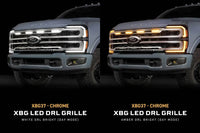 Morimoto XBG LED DRL Grille – Chrome for 2023+ Ford Super Duty Driven Light Group