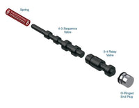 Oversized 4-3 Sequence Valve Kit - OE Valve/Bore Only