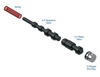 Oversized 4-3 Sequence Valve Kit - OE Valve/Bore Only