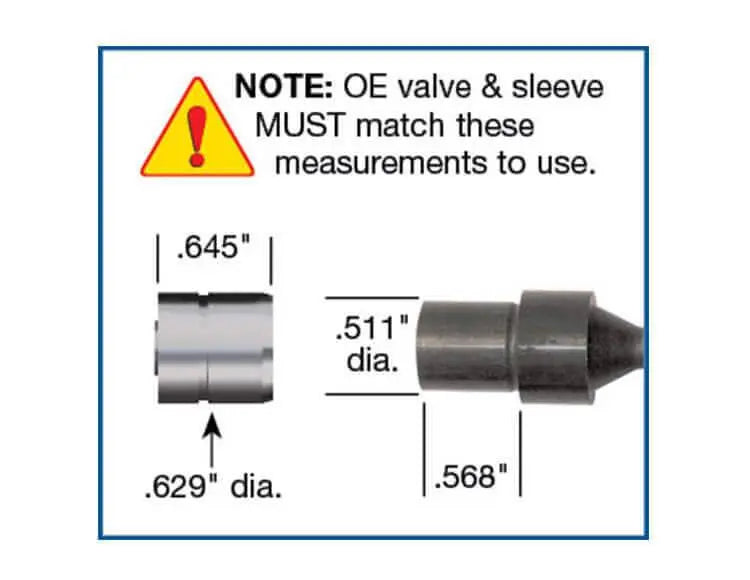 Oversized Pressure Regulator Valve Kit