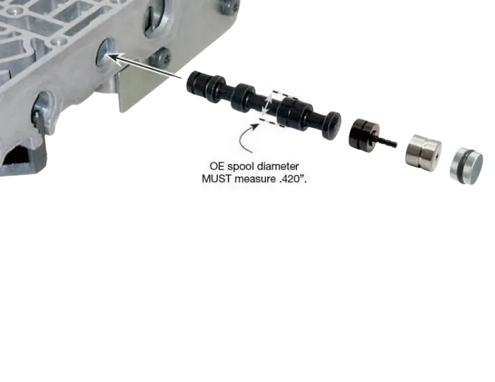 Oversized Solenoid Switch Valve Plug Kit