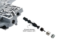 Oversized Solenoid Switch Valve Plug Kit