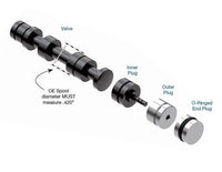 Oversized Solenoid Switch Valve & Plug Kit
