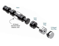 Oversized Solenoid Switch Valve & Plug Kit