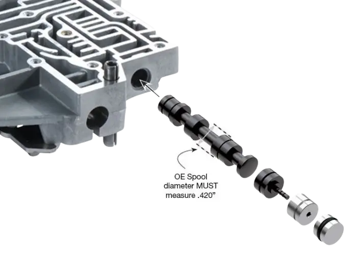 Oversized Solenoid Switch Valve & Plug Kit