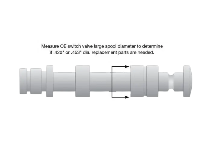 Oversized Solenoid Switch Valve & Plug Kit