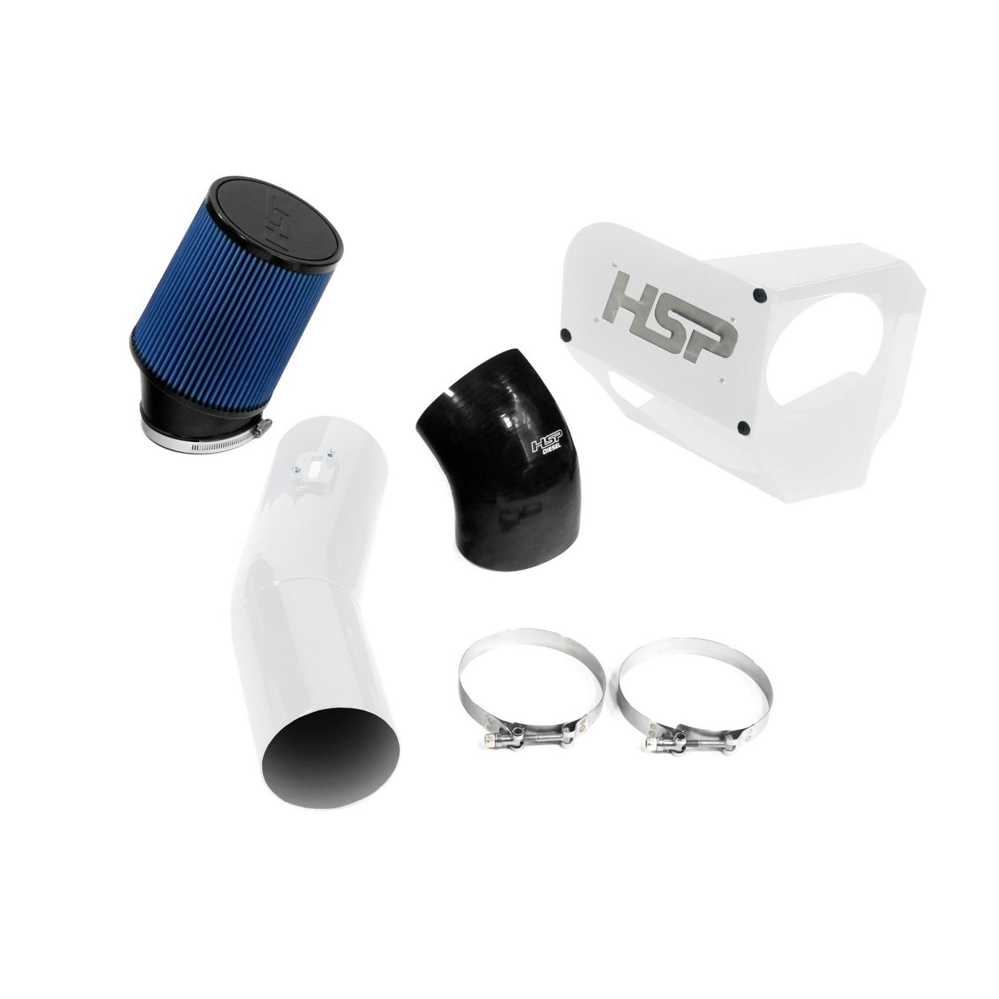 HSP Cold Air Intake For 2020-2022 Ford Powerstroke F250/350 6.7 Liter-Polar White - HSP Diesel