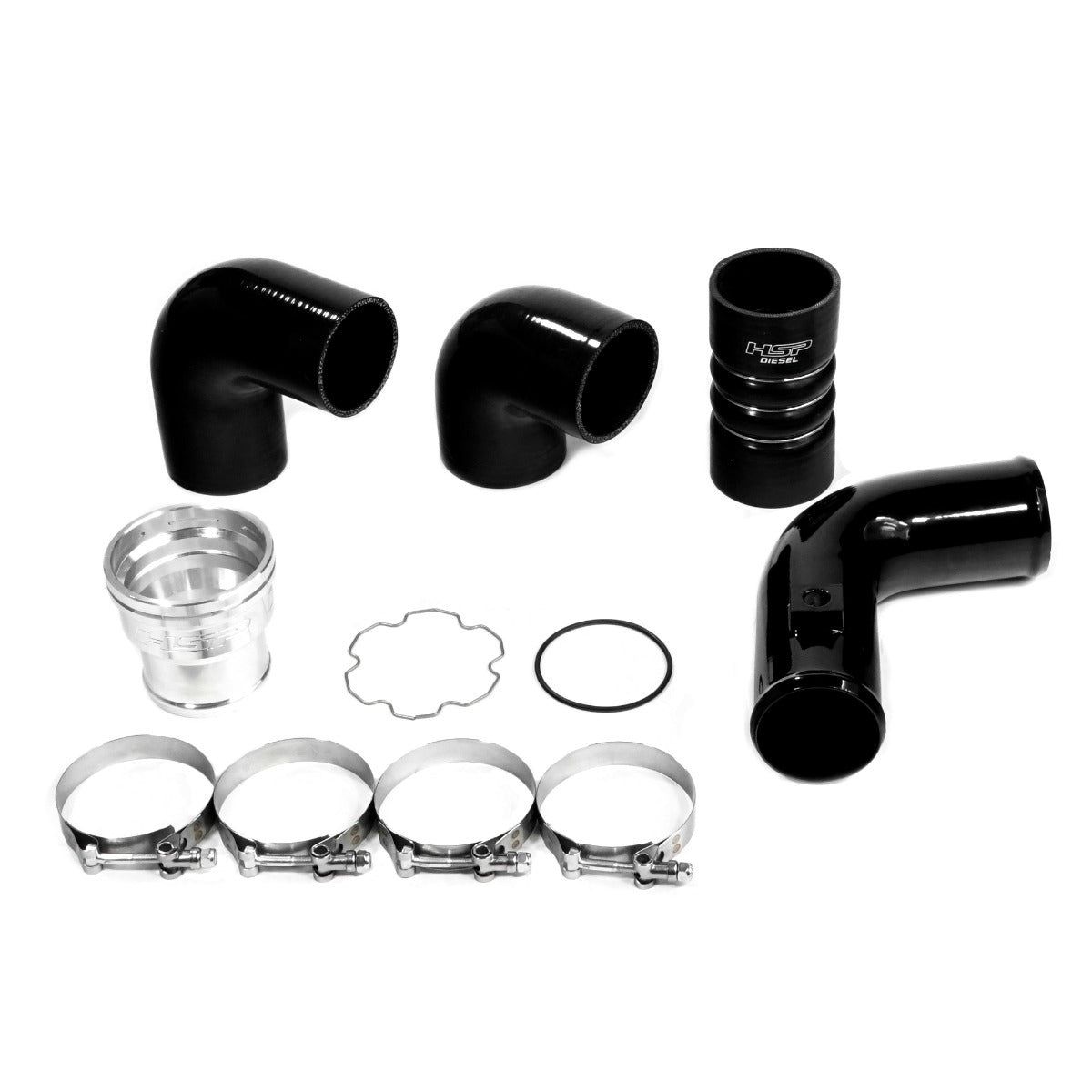 HSP Replacement Cold Side Tube For 2011-2022 Ford Powerstroke F250/350 6.7 Liter-Ink Black - HSP Diesel