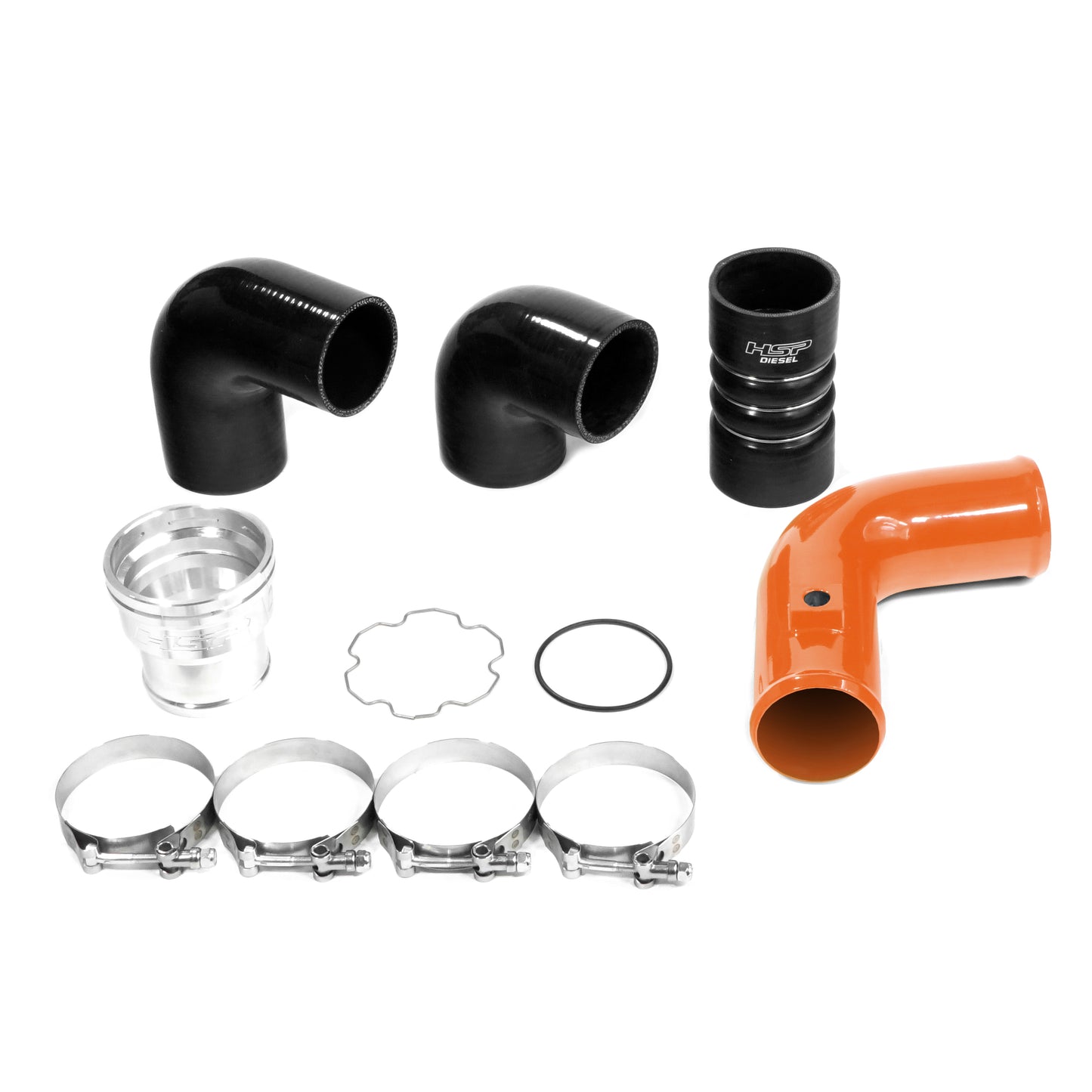 HSP Replacement Cold Side Tube For 2011-2022 Ford Powerstroke F250/350 6.7 Liter-M&M Orange - HSP Diesel