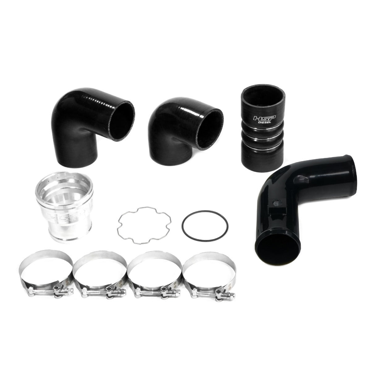 HSP Replacement Cold Side Tube For 2011-2022 Ford Powerstroke F250/350 6.7 Liter-Silk Stain Black - HSP Diesel