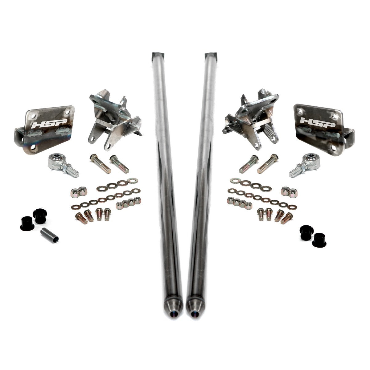 HSP Traction Bars For 2011-2017 Ford Powerstroke 6.7 Liter F250 F350 SRW Regular Cab Long Bed-Polar White