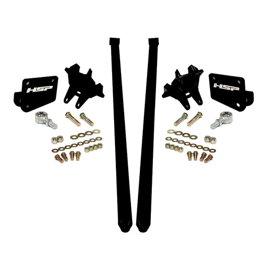 HSP Traction Bars For 2011-2017 Ford Powerstroke 6.7 Liter F250 F350 SRW Extended Cab Short Bed-Silk Stain Black - HSP Diesel