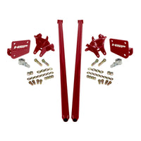 HSP Traction Bars For 2011-2017 Ford Powerstroke 6.7 Liter F250 F350 SRW (ECLB,CCSB)-Flag Red