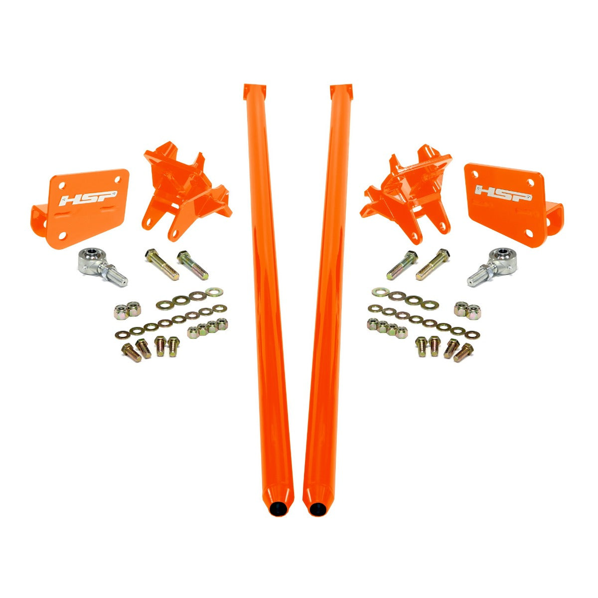 HSP Traction Bars For 2011-2017 Ford Powerstroke 6.7 Liter F250 F350 SRW Crew Cab Long Bed-RAW
