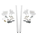 HSP Traction Bars For 2011-2017 Ford Powerstroke 6.7 Liter F350 DRW Extended Cab Short Bed-Polar White - HSP Diesel