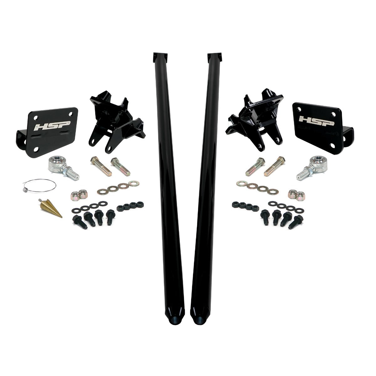 HSP Traction Bars For 2017.5-2022 Ford Powerstroke 6.7 Liter F350 SRW Crew Cab Long Bed-M&M Orange
