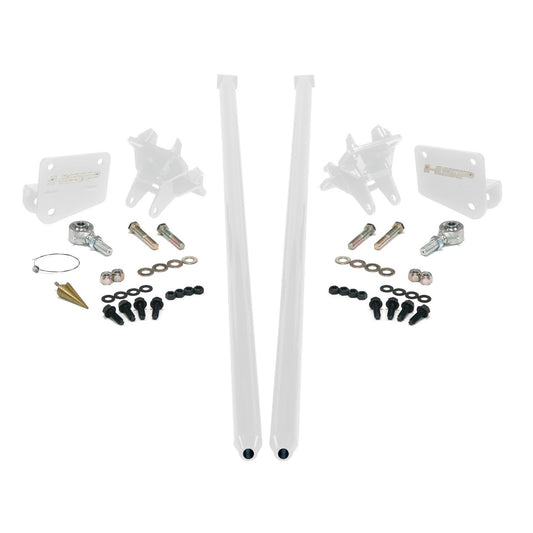 HSP Traction Bars For 2017.5-2022 Ford Powerstroke 6.7 Liter F350 SRW Crew Cab Long Bed-Polar White - HSP Diesel