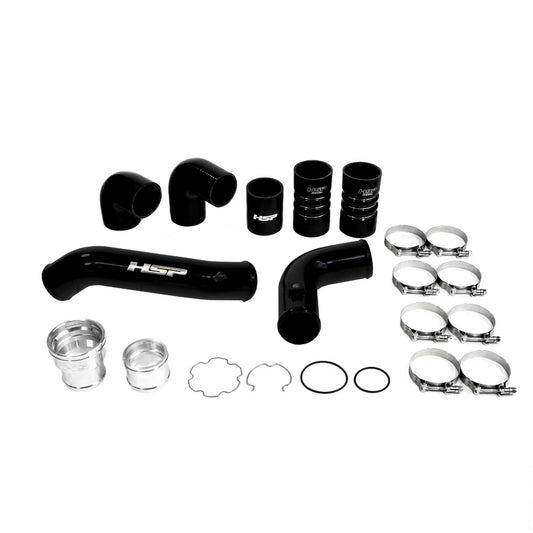 HSP Intercooler Bundle Kit For 2011-2022 Ford Powerstroke F250/350 6.7 Liter-Silk Stain Black - HSP Diesel