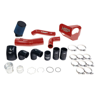 compare product HSP Intake And Intercooler Bundle Kit For 2020-2022 Ford Powerstroke F250/350 6.7 Liter-Flag Red