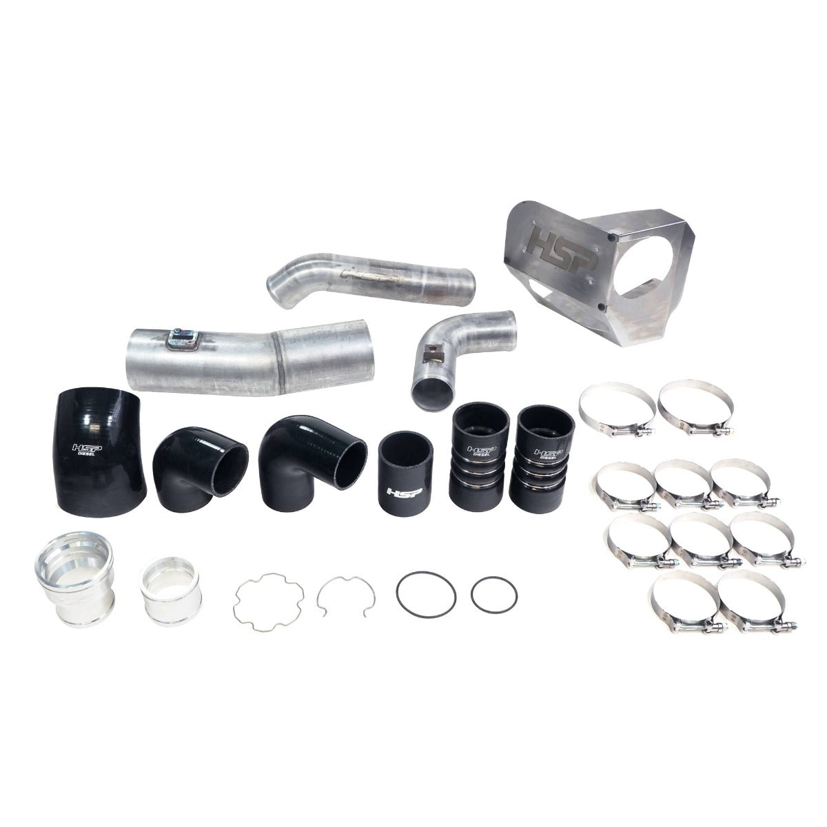 HSP Intake And Intercooler Bundle Kit For 2020-2022 Ford Powerstroke F250/350 6.7 Liter-Illusion Cherry