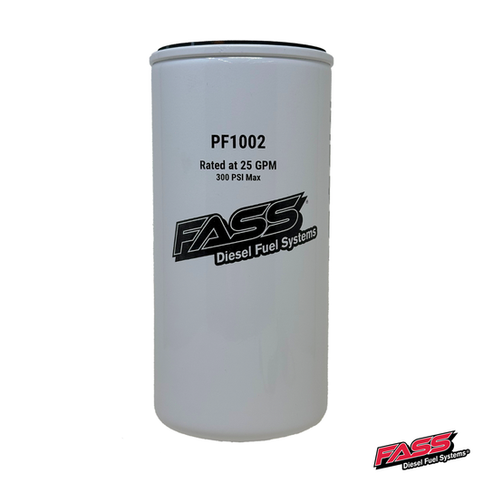 Fuel Systems Particulate Filter 300 PSI Max Rate 25 GPM 2 Micron FASS Fass