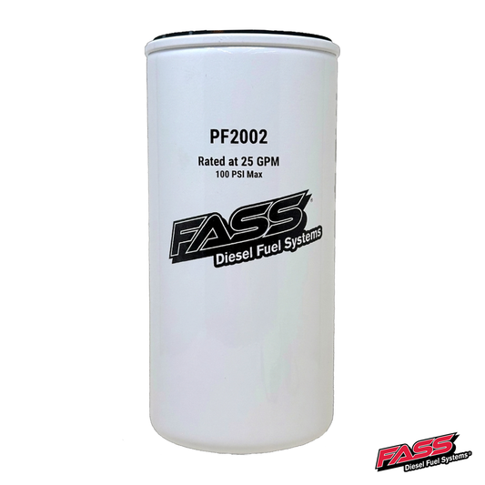 Fuel Systems Particulate Filter 144 Microns 100 PSI Max Rated 25 GPM FASS Fass