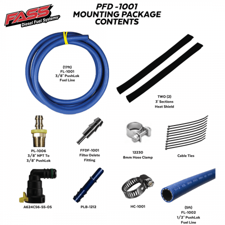 FASS PFD1001 Powerstroke Filter Delete Kit Fass