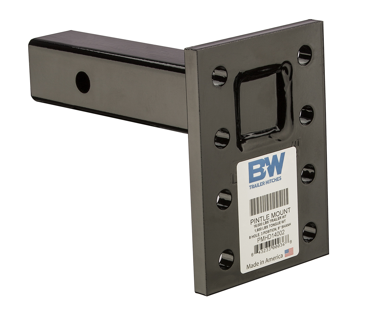 B&W Trailer Hitches PMHD14002 Pintle Mount 16K 8 Hole - primary image