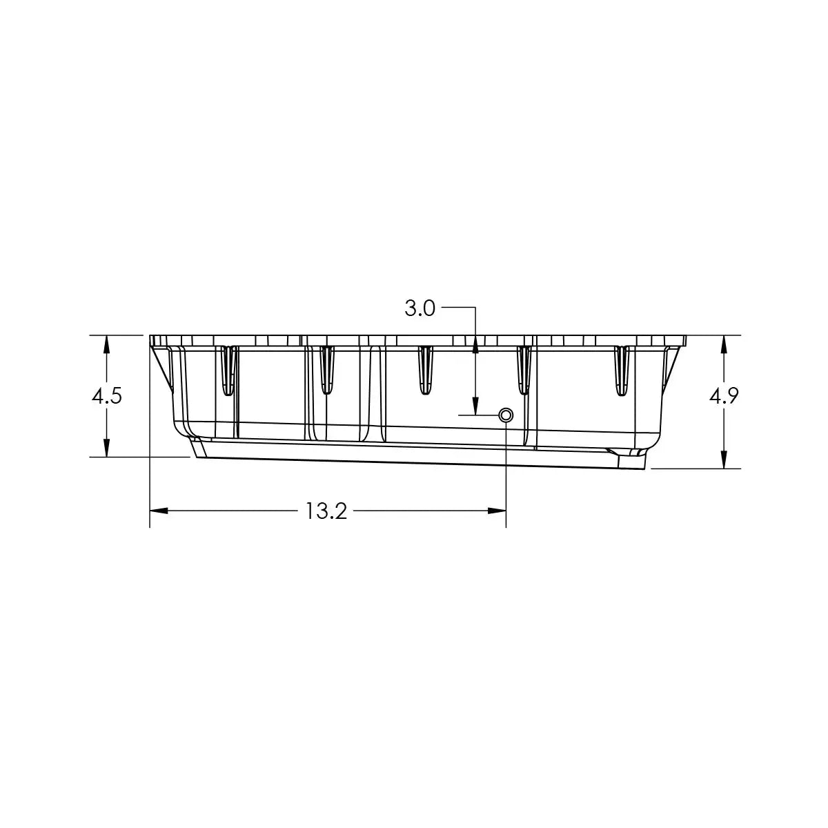 PPE 128051100 Heavy-Duty Deep Cast Aluminum Transmission Pan for 2019-2024 GM Trucks with 10L80 Transmission PPE