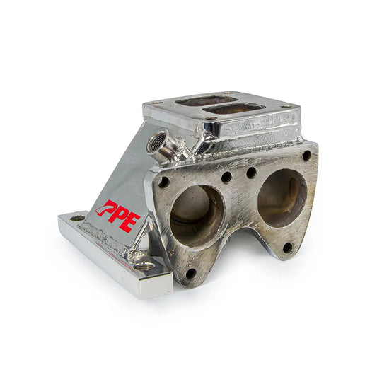 PPE 2001-2006 GM 6.6L Duramax Marine Water-Cooled Stainless Steel T4 Turbo Pedestal