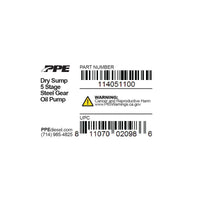 PPE 2001-2016 GM 6.6L Duramax Dry Sump 5 Stage Steel Gear Oil Pump PPE