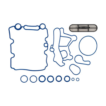 compare product PPE 2003-2007 Ford 6.0L Power Stroke Oil Cooler Gasket and Screen Kit