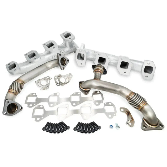PPE 2006-2007 GM 6.6L Duramax High-Flow Exhaust Manifold and Up-Pipe Kit