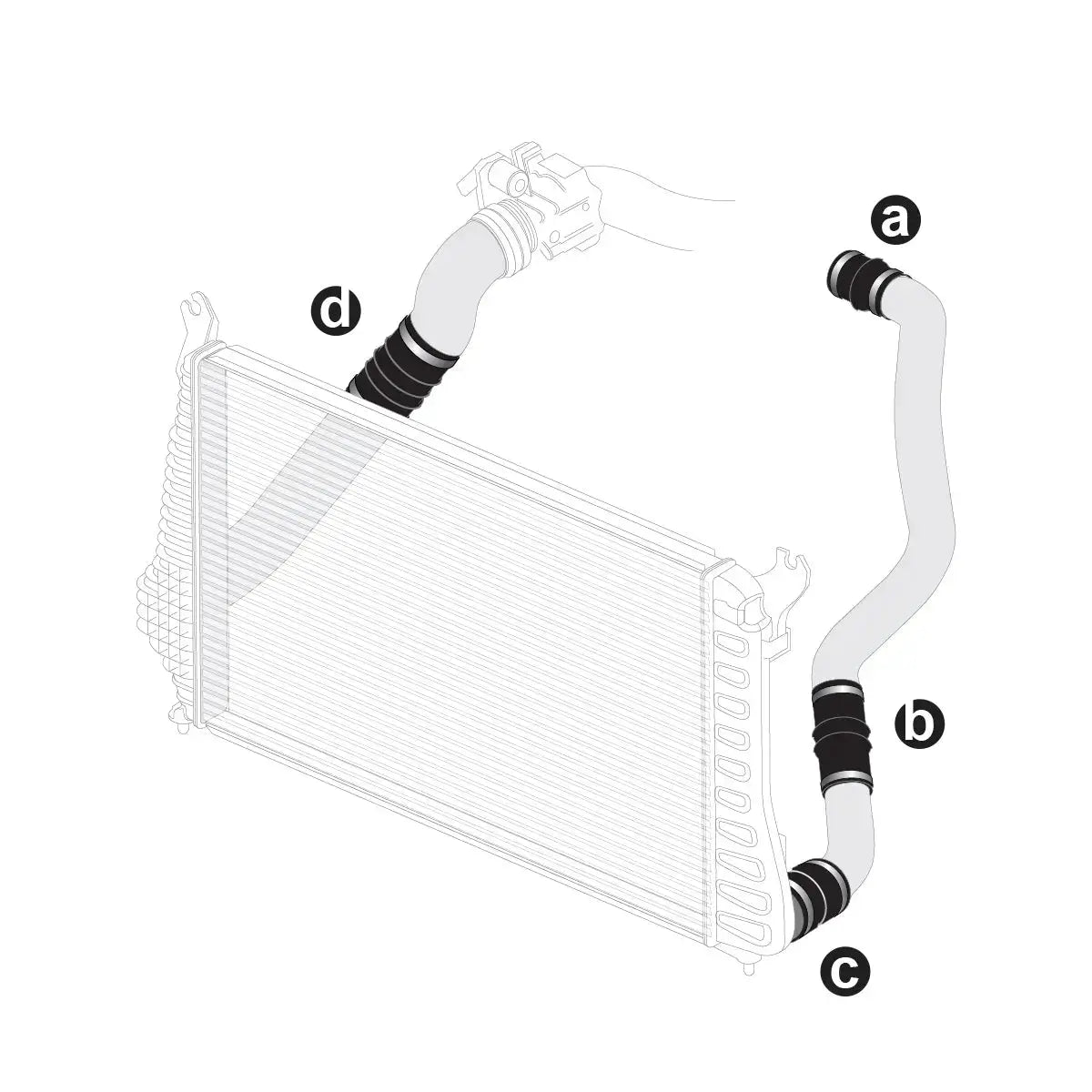 PPE 2011-2016 GM 6.6L Duramax Silicone Hose Kit with Stainless Steel Clamps PPE