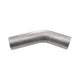 PPE 304 Stainless Steel 45 Degree Mandrel Bent Tube 4.5" O.D. 5.35" Radius 16 Gauge