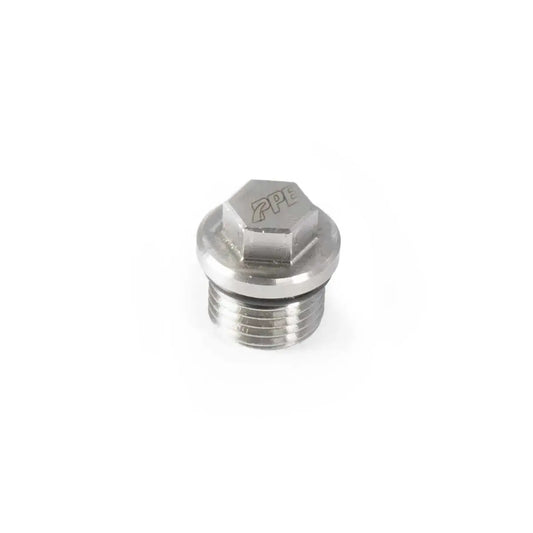 PPE 304 Stainless Steel Drain Plug with Integrated Magnet and 9/16"-18 Threads