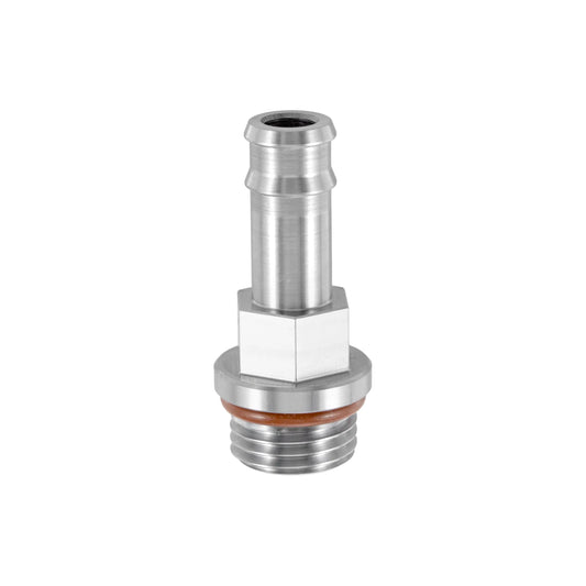 PPE 304 Stainless Steel Fill Adapter with 3/8” Barbed End and 9/16”-18 Threads