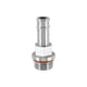 PPE 304 Stainless Steel Fill Adapter with 3/8” Barbed End and 9/16”-18 Threads